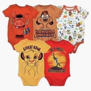 Sold! Lion King Baby bodysuits LONG Sleeve